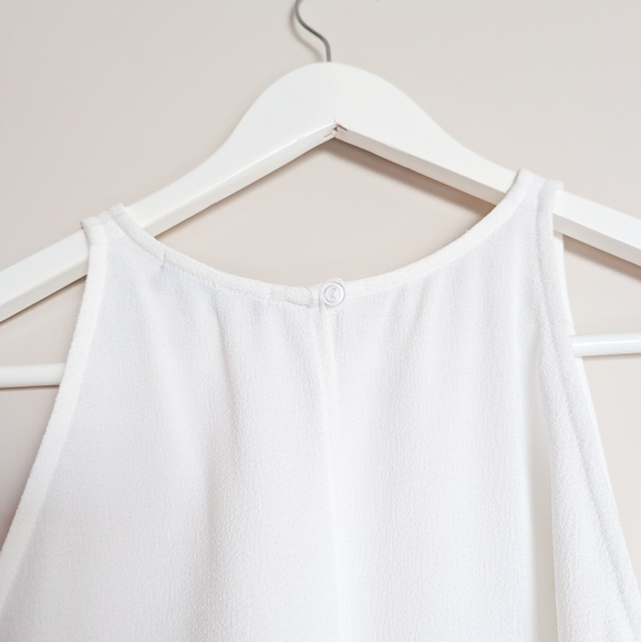 American Apparel Crepe Open Back High Neck Tank Top - Picture 10 of 14